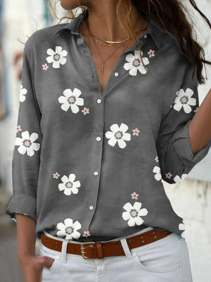 Dara™ – Damens Blommig Mönstrad Blus