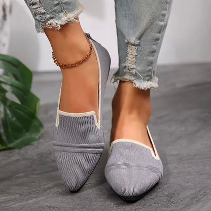 Pennie™ – Damens Spetsig Slip-on Skor