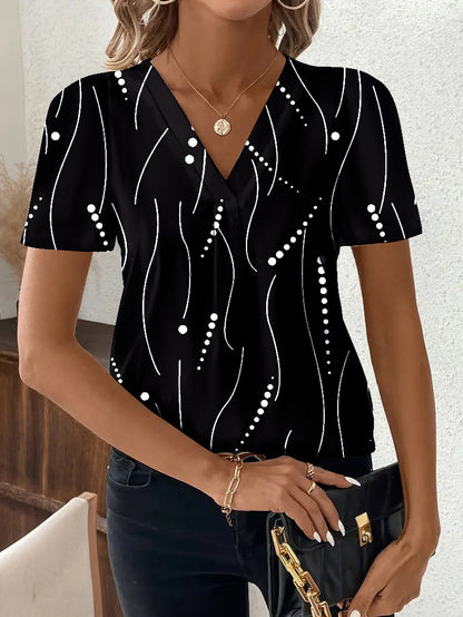Hedda™ – Vardaglig Topp med V-ringning