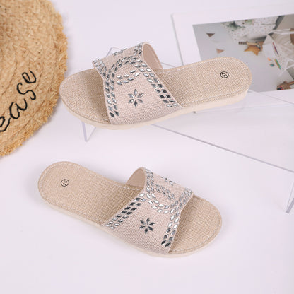 Flora™ – Slip-ins med Strass för Dam