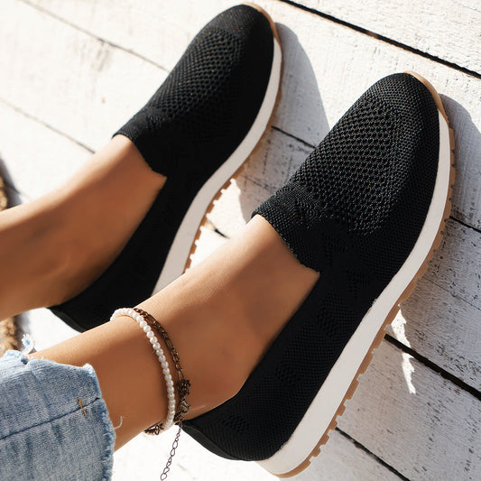 Dagmar™ – Mjuka Stickade Loafers