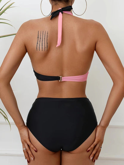 Gabriella™ - Bikini Set i Färgblock för Dam