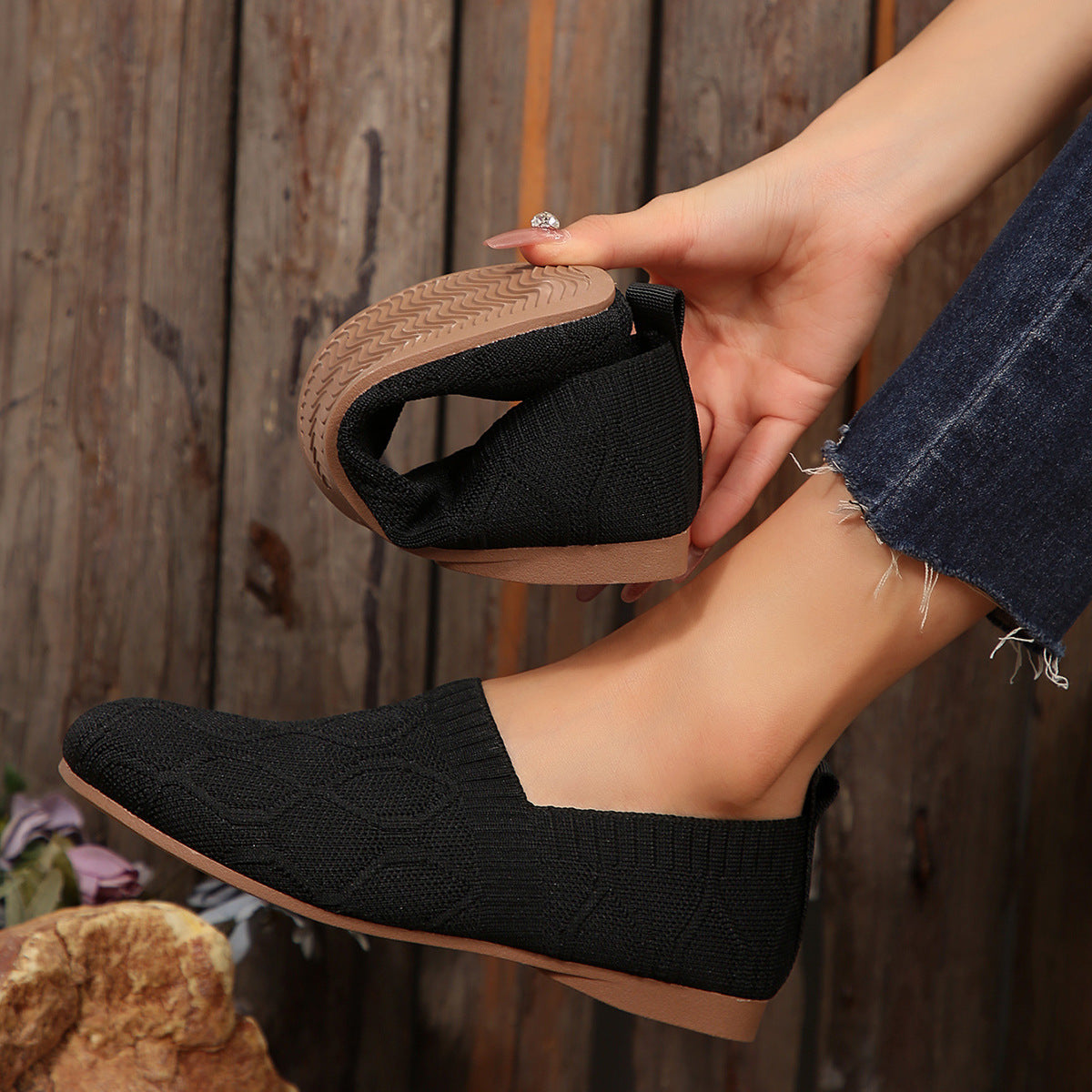 Nina™ – Avslappnade Slip-on Sneakers för Dam