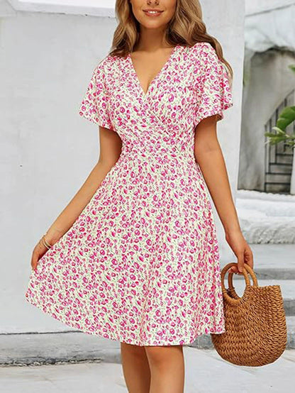 Krissa™ – Sommarklänning med Blommor för Dam