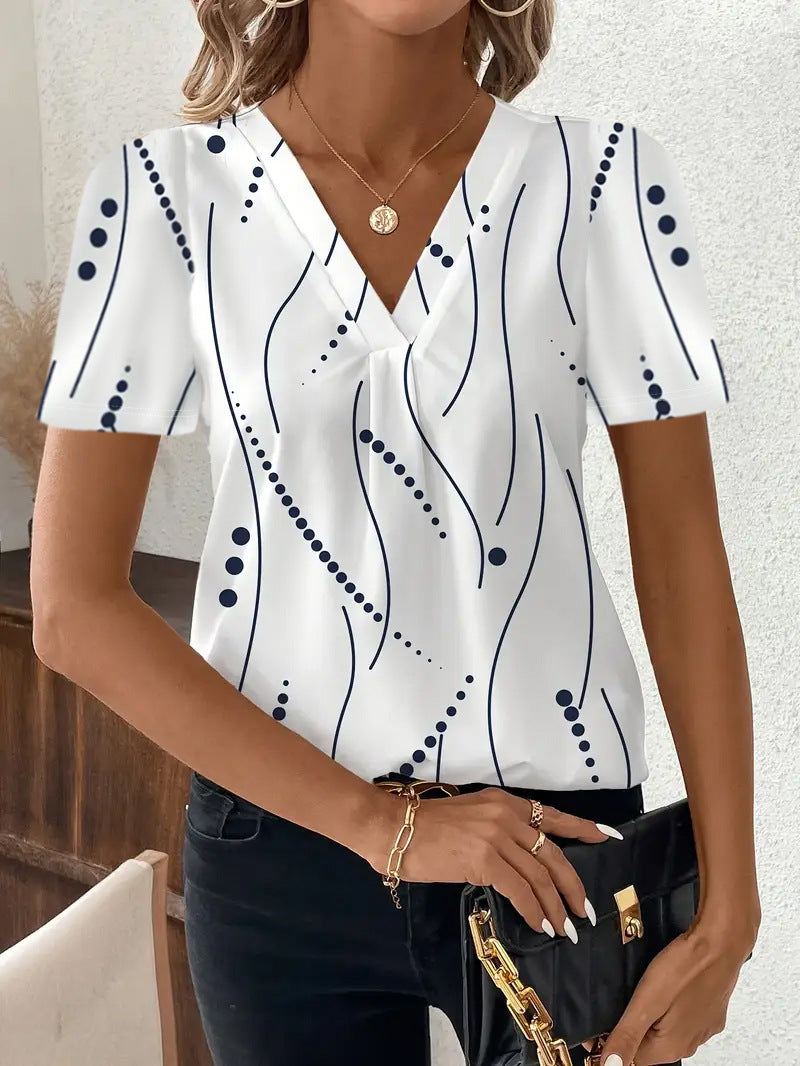 Hedda™ – Vardaglig Topp med V-ringning