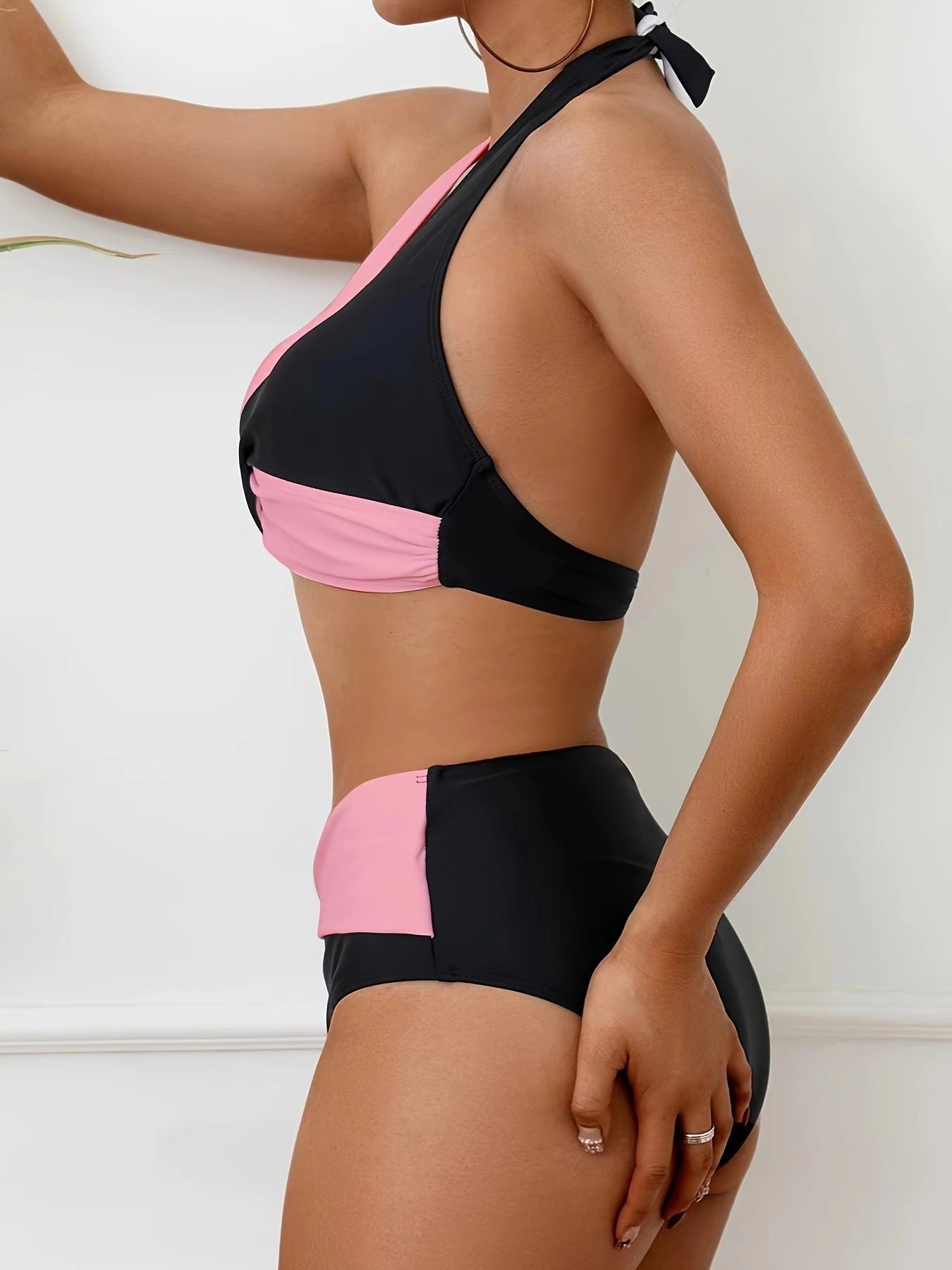 Gabriella™ - Bikini Set i Färgblock för Dam