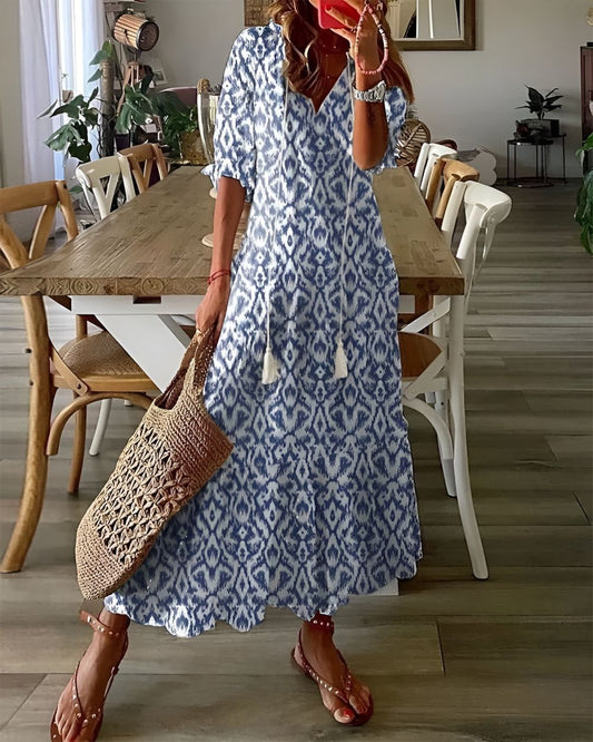 Helena™ - Damers Eleganta Sommarklänning