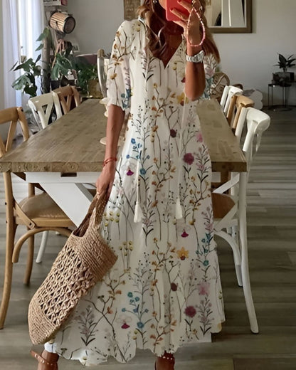 Helena™ - Damers Eleganta Sommarklänning