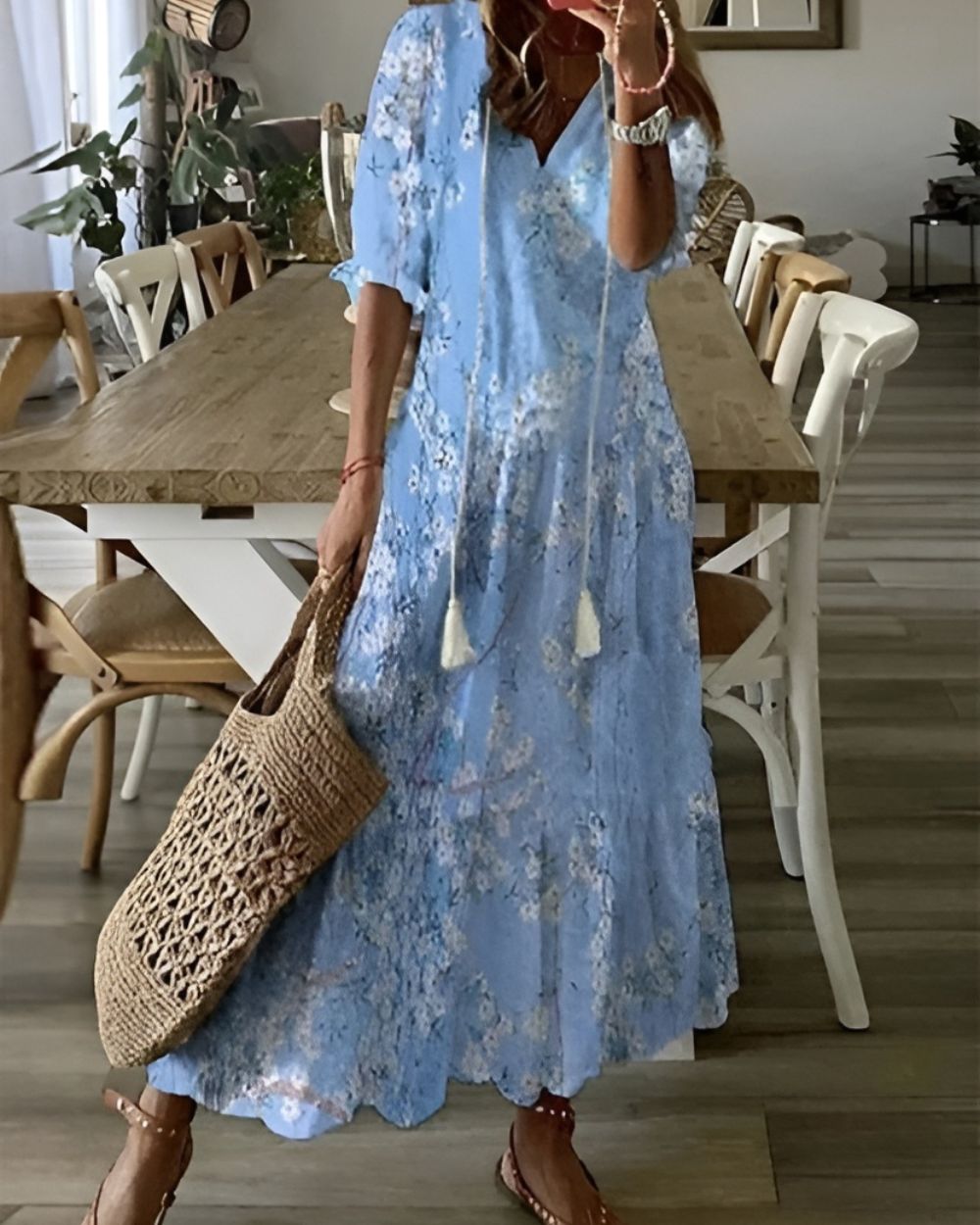 Helena™ - Damers Eleganta Sommarklänning