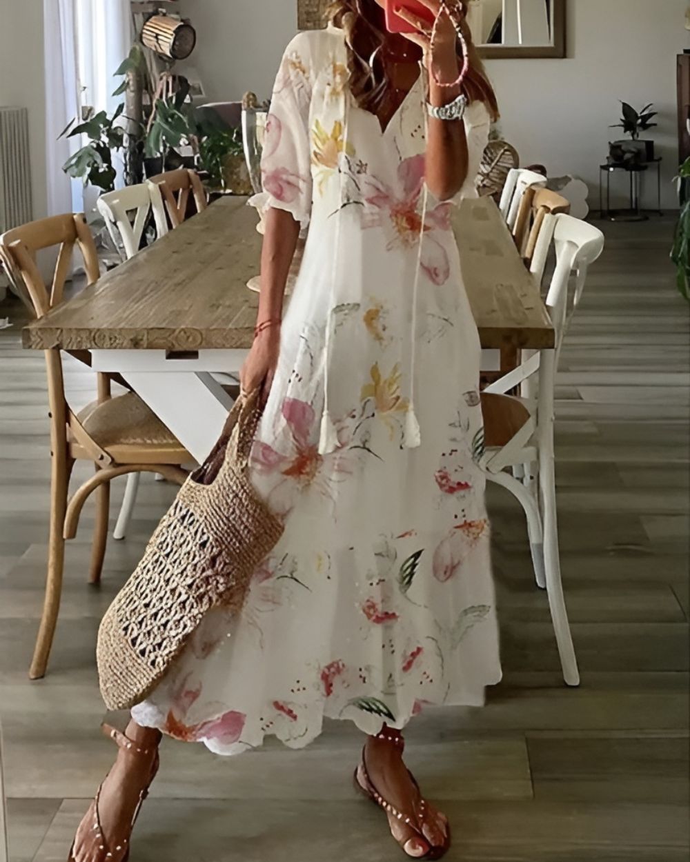 Helena™ - Damers Eleganta Sommarklänning