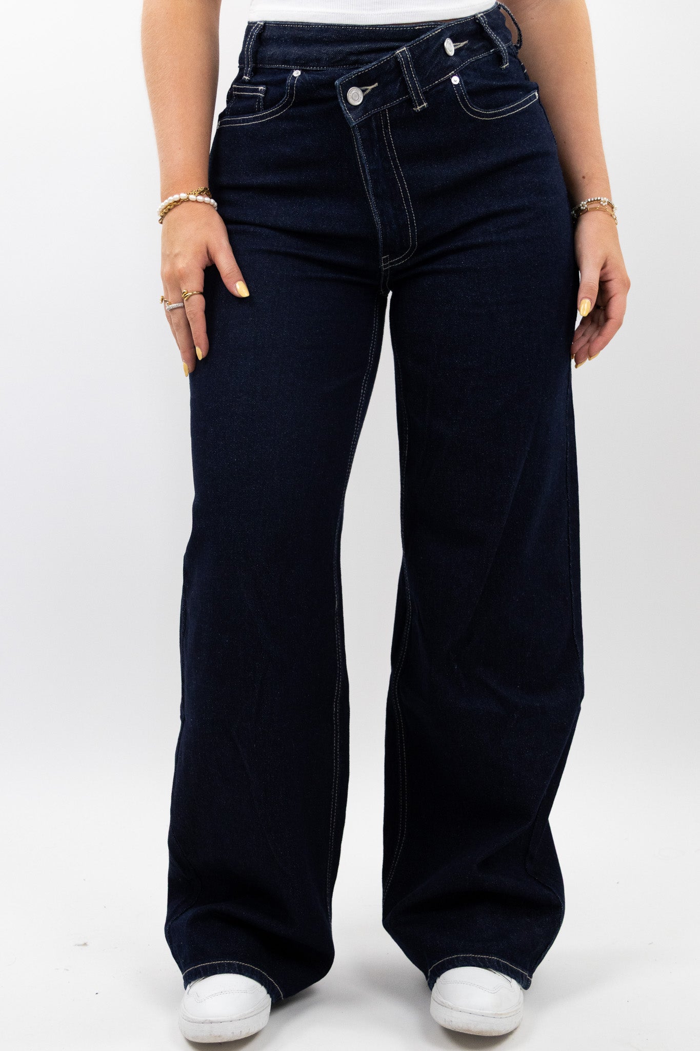 Vera™ -Lösa jeansbyxor