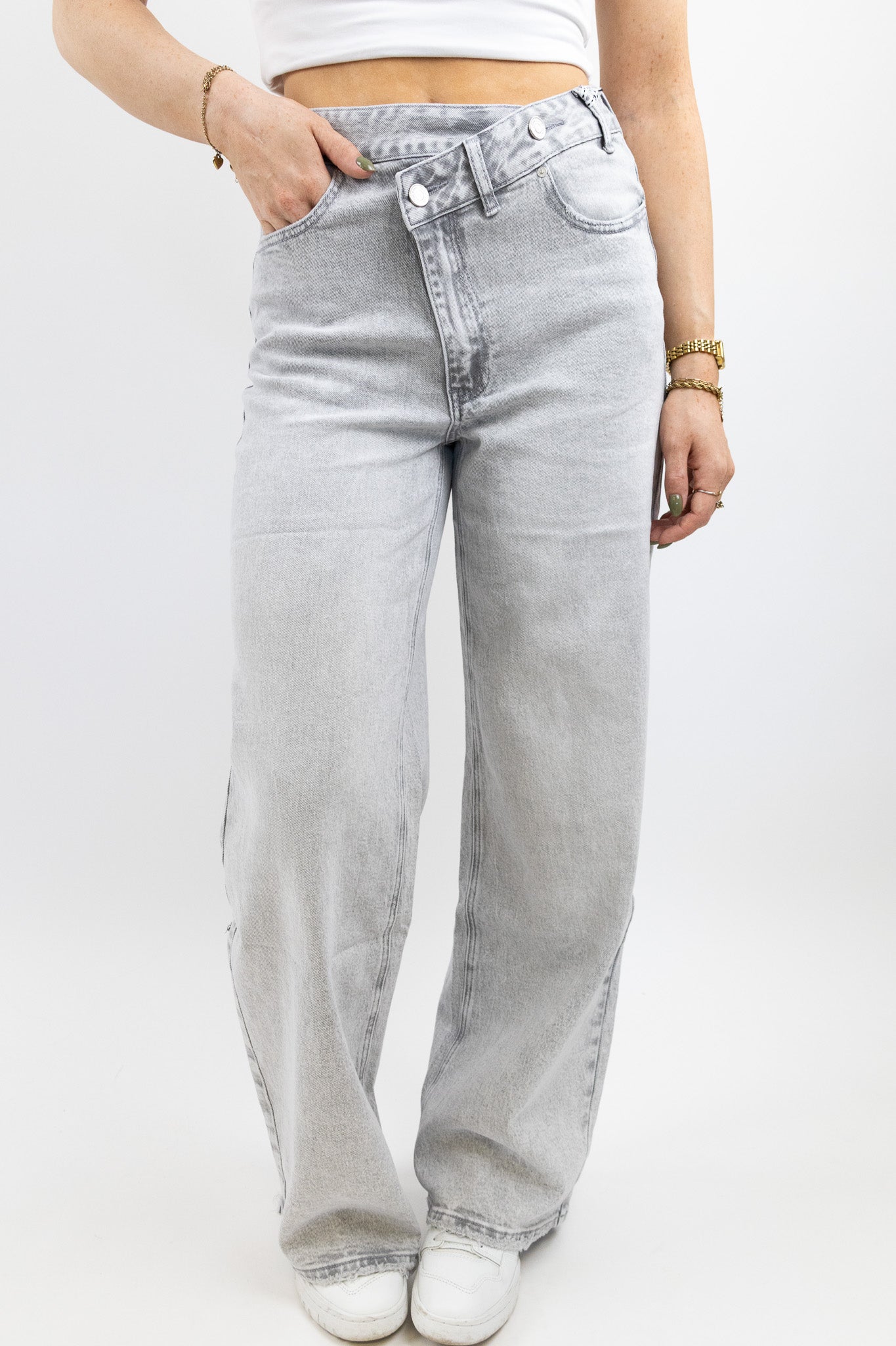Vera™ -Lösa jeansbyxor