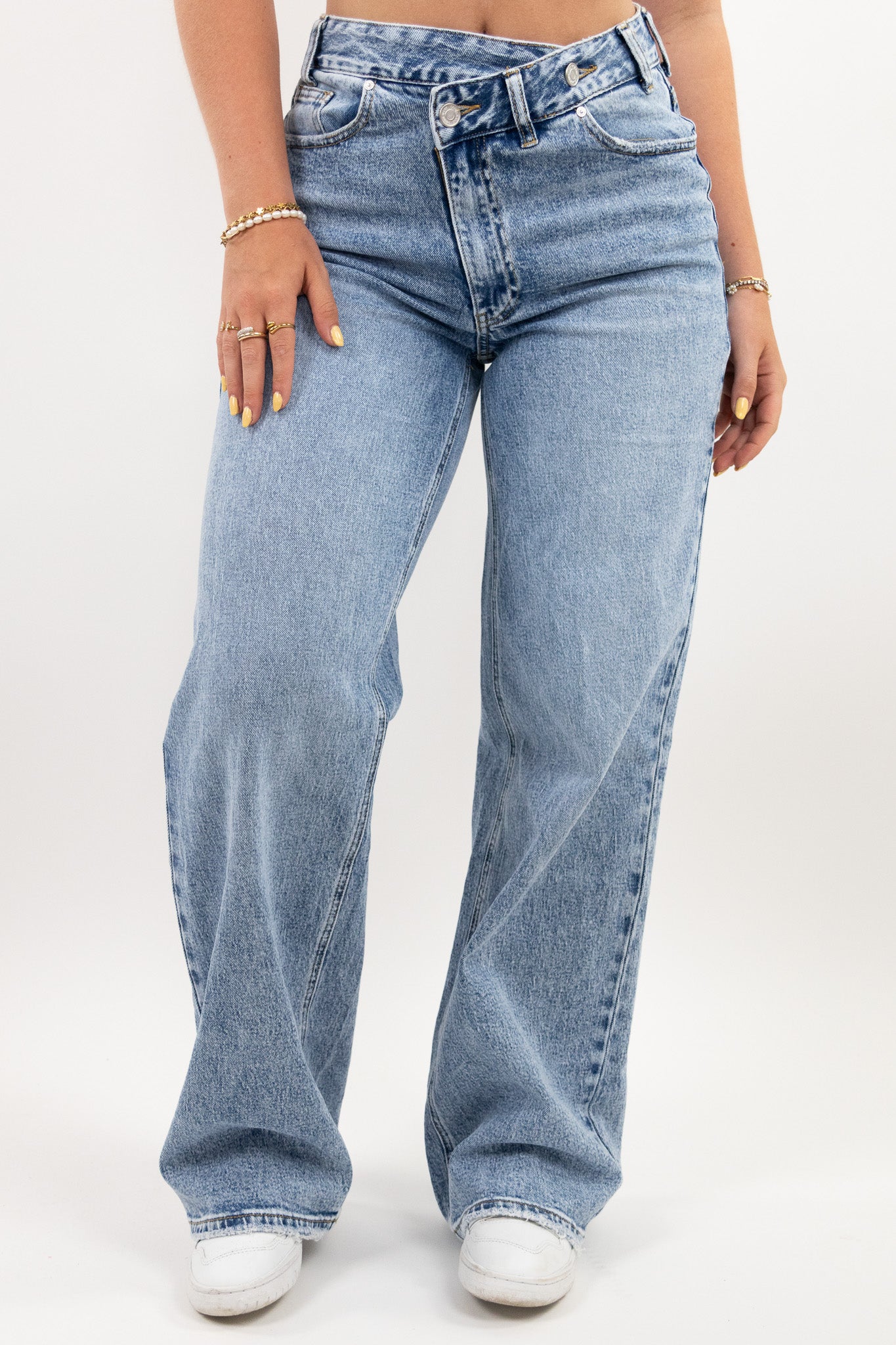 Vera™ -Lösa jeansbyxor