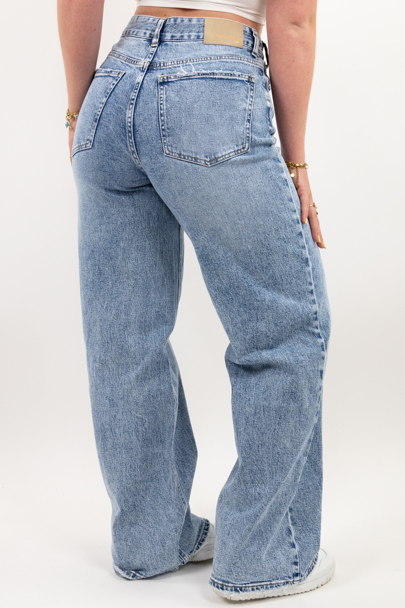 Vera™ -Lösa jeansbyxor