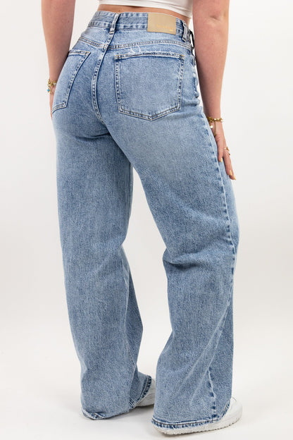 Vera™ -Lösa jeansbyxor
