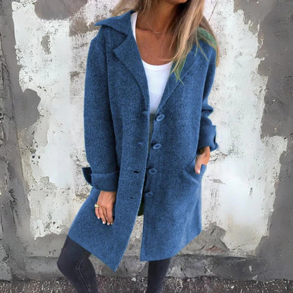 Alexandra™ - Lång Knäppt Kappa