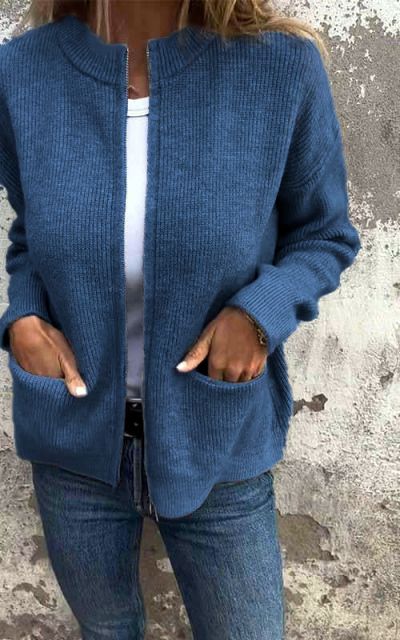 Geraldine™ - Varm Vintercardigan