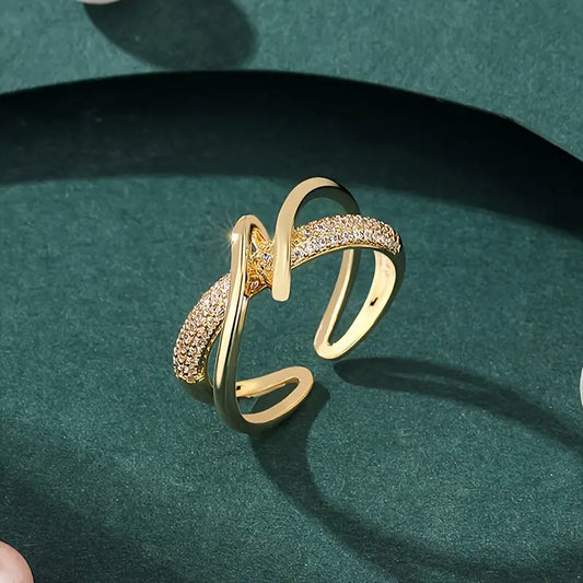 Elegant Guld Ring | Tillsammans mot Bröstcancer