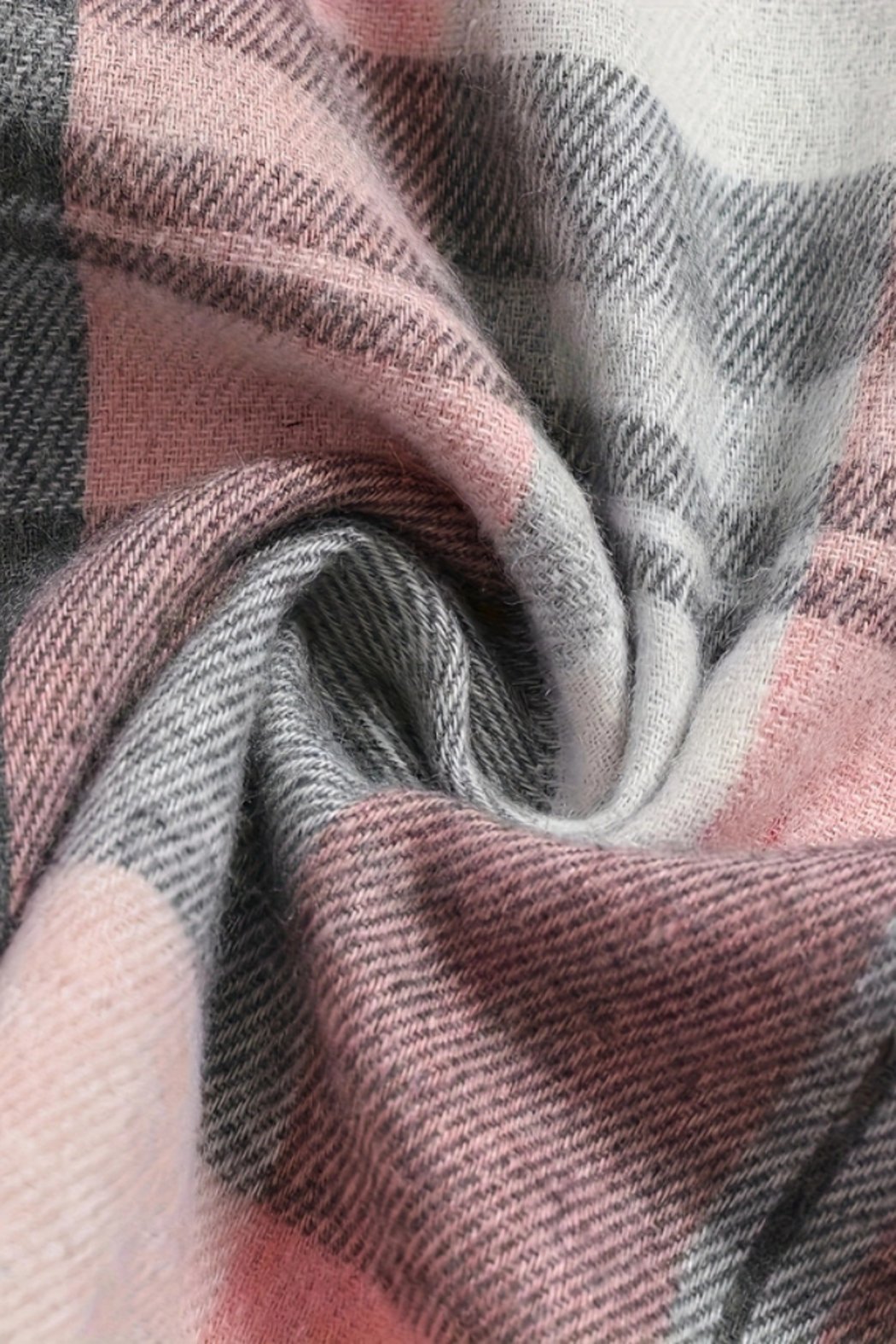 Sofia™ – Damens Rosa Rutig Skjorta