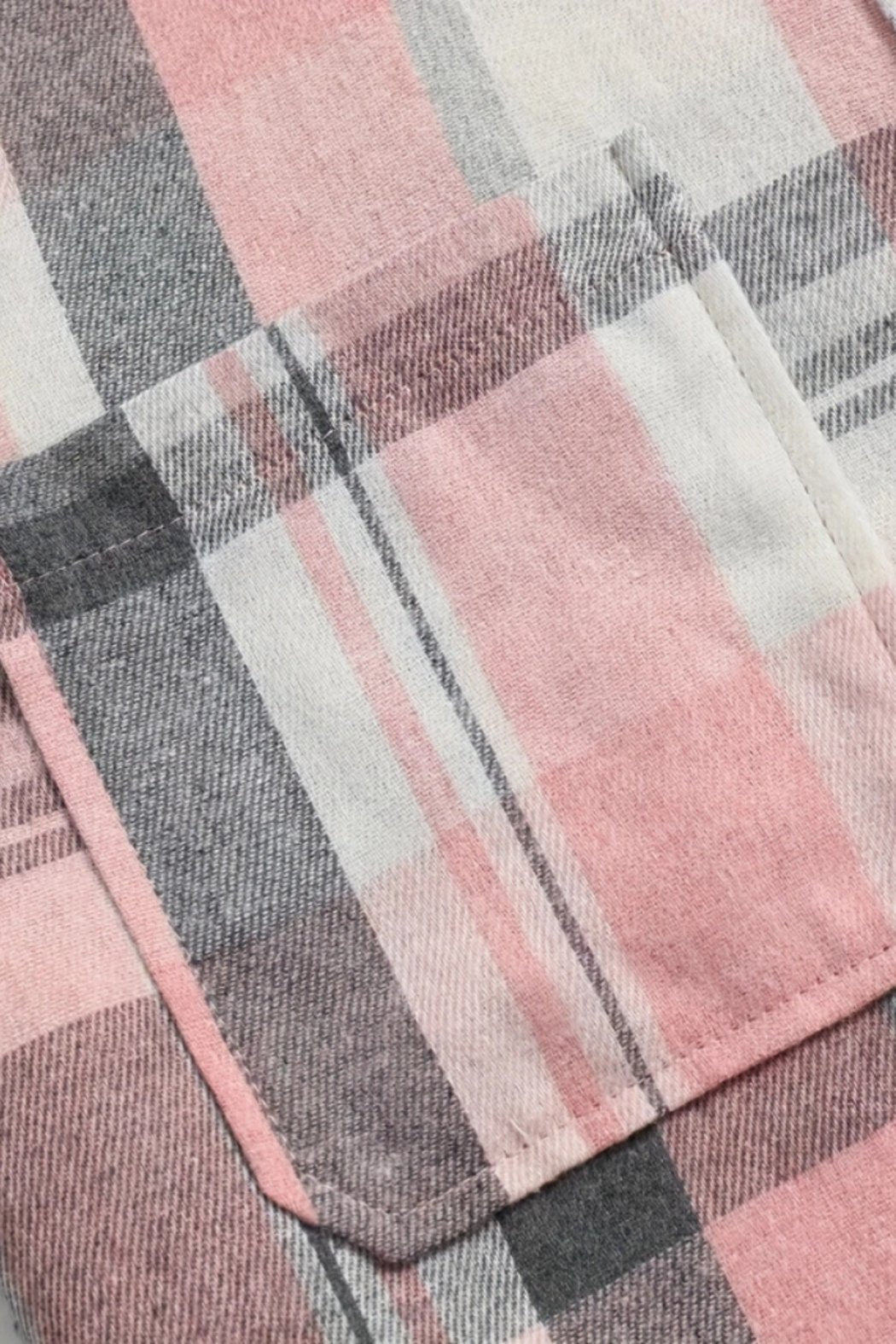 Sofia™ – Damens Rosa Rutig Skjorta
