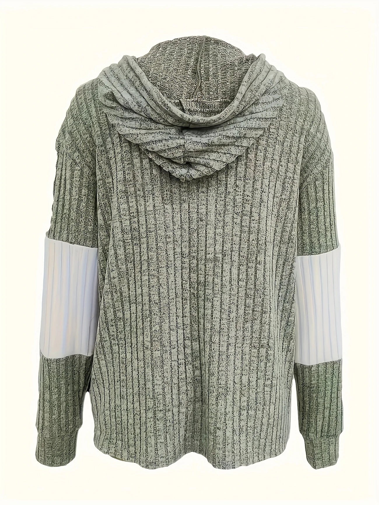Inga™ – Färgblock Zip-Huvtröja för Dam