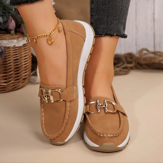 Bianca™ – Damens Loafers med Spänne