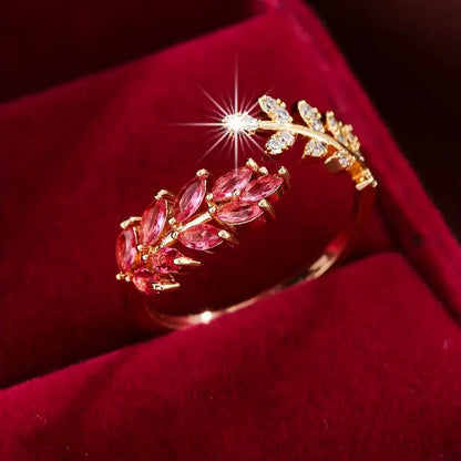 Elegant Löv Ring | Tillsammans mot Bröstcancer