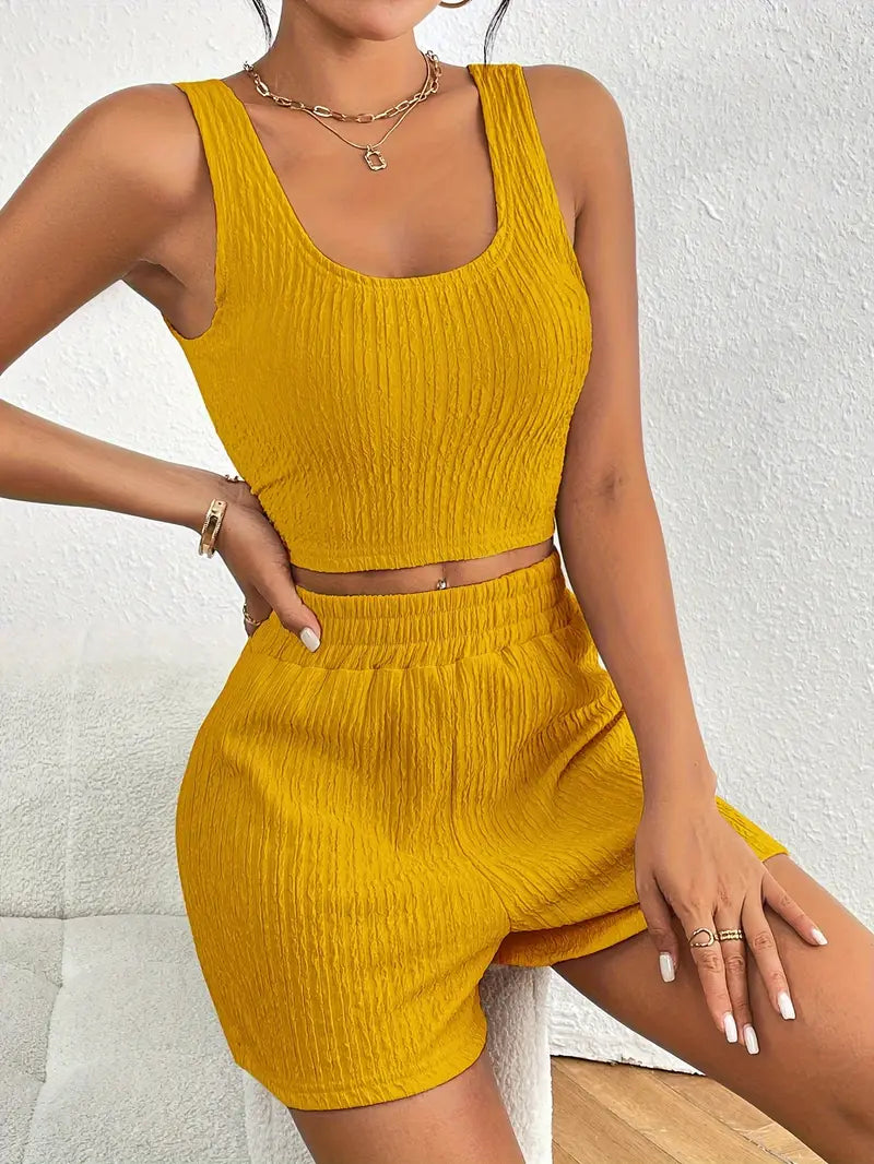 Diana™ – Ledigt Shortsset för Kvinnor