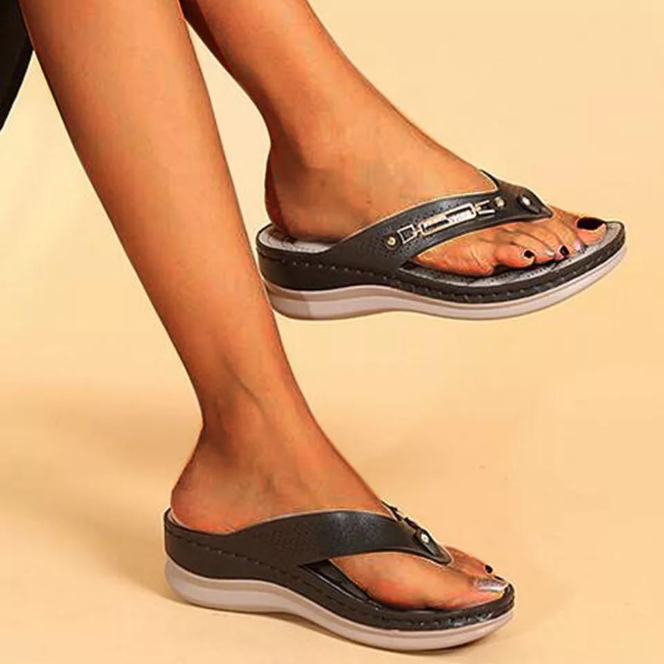Lila™ – Damens Avslappnade Sommartoﬄor