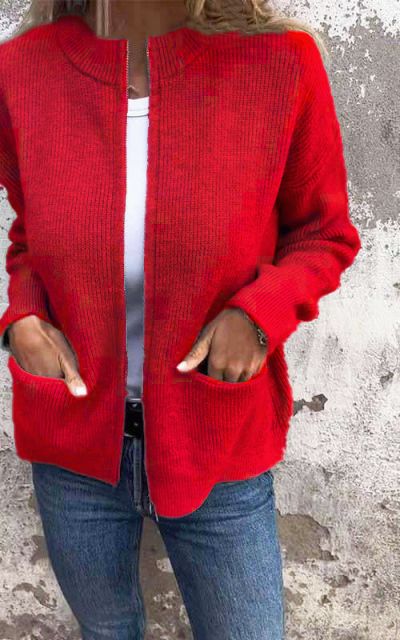 Geraldine™ - Varm Vintercardigan