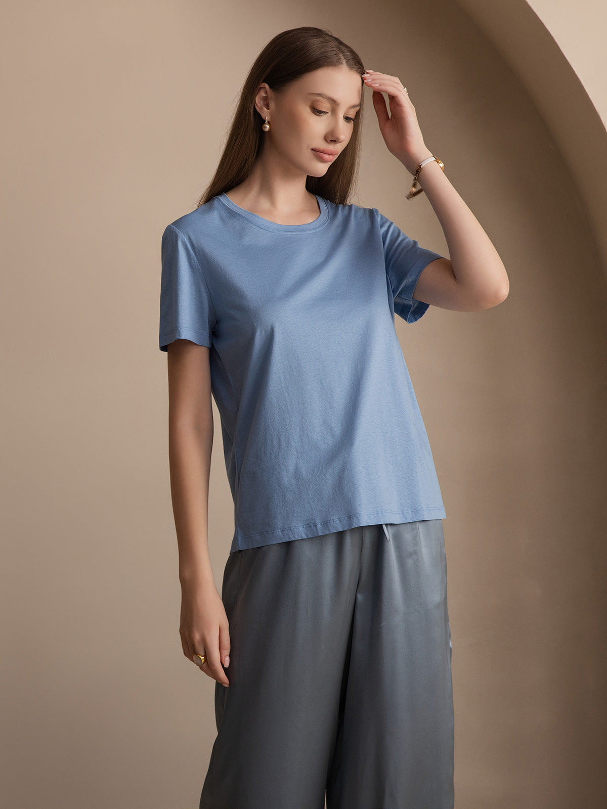 Alva™ – Basic Rundhals T-shirt