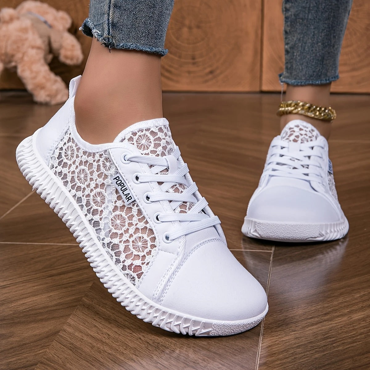 Dammy™ – Andningsbara Mesh-sneakers för Kvinnor
