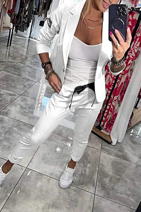 Valerie™ – Ledigt Kavaj Byxset