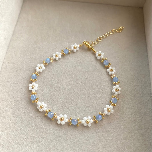 Pärl Blomma Armband | Tillsammans Mot Diabetes