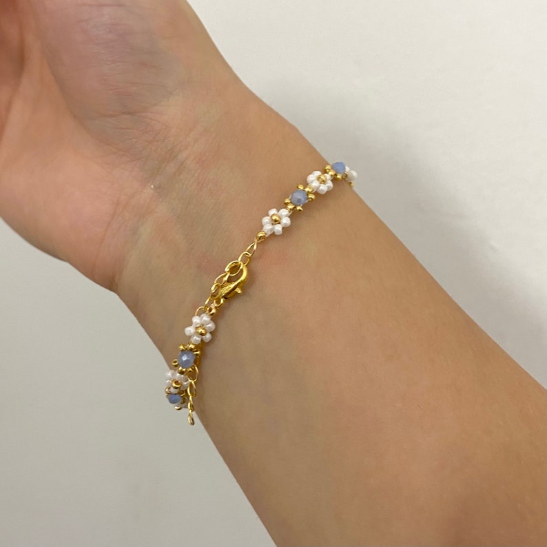Pärl Blomma Armband | Tillsammans Mot Diabetes