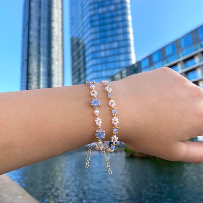 Pärl Blomma Armband | Tillsammans Mot Diabetes