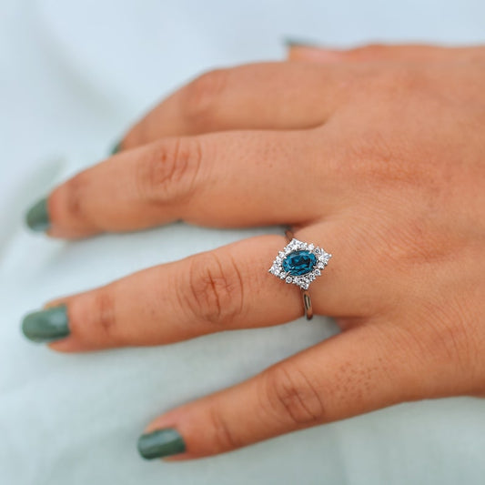 Blå Topas Ring | Tillsammans Mot Diabetes