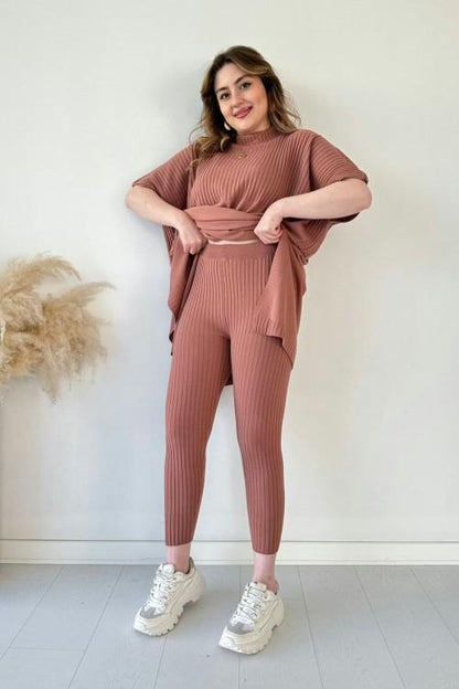Elina™ – Tvådelat Stickat Set