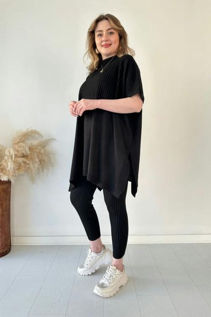 Elina™ – Tvådelat Stickat Set