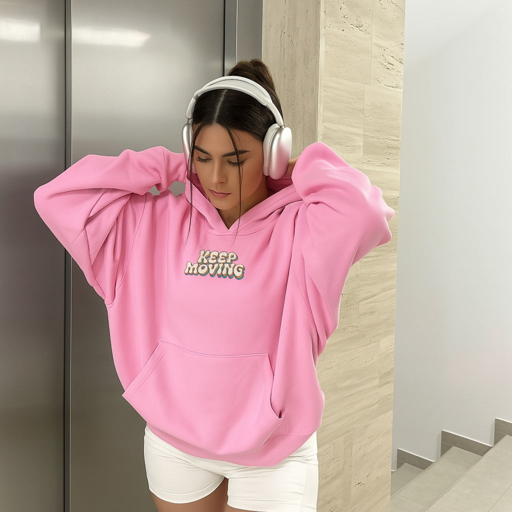 Karina™ - Mönstrad Avslappnad Huvtröja