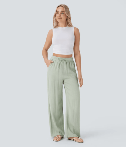Lina™ – Avslappnade Linnebyxor