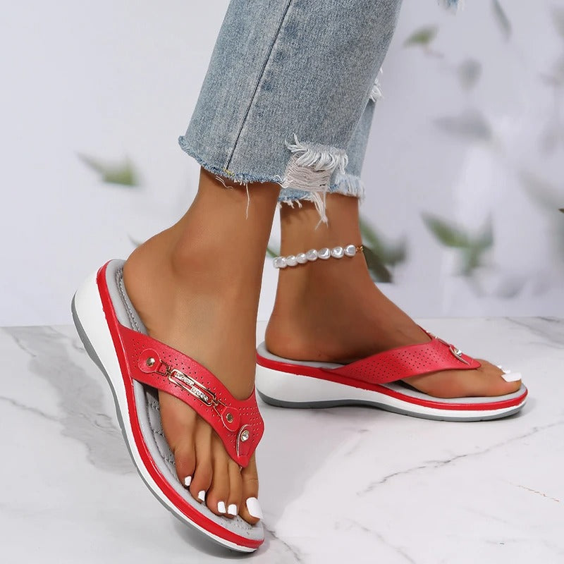 Lila™ – Damens Avslappnade Sommartoﬄor