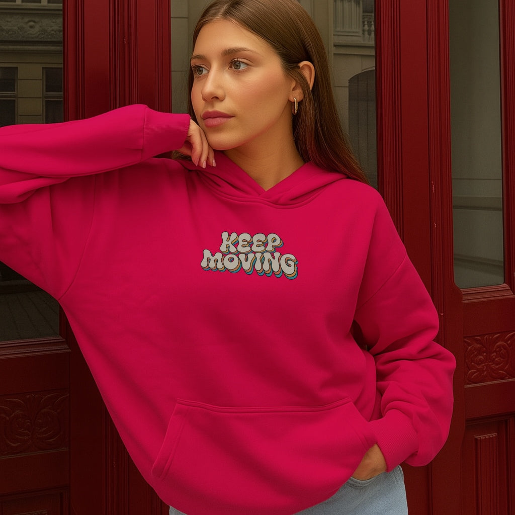 Karina™ - Mönstrad Avslappnad Huvtröja