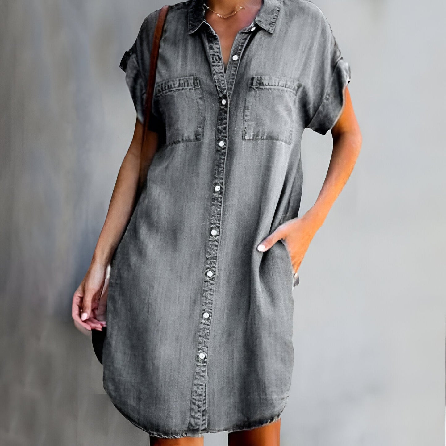 Henrika™ – Denimklänning